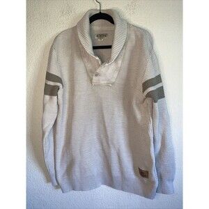 MCS Rugged Refined 1987 Knit Pullover Sweater Brown Men XL varsity preppy